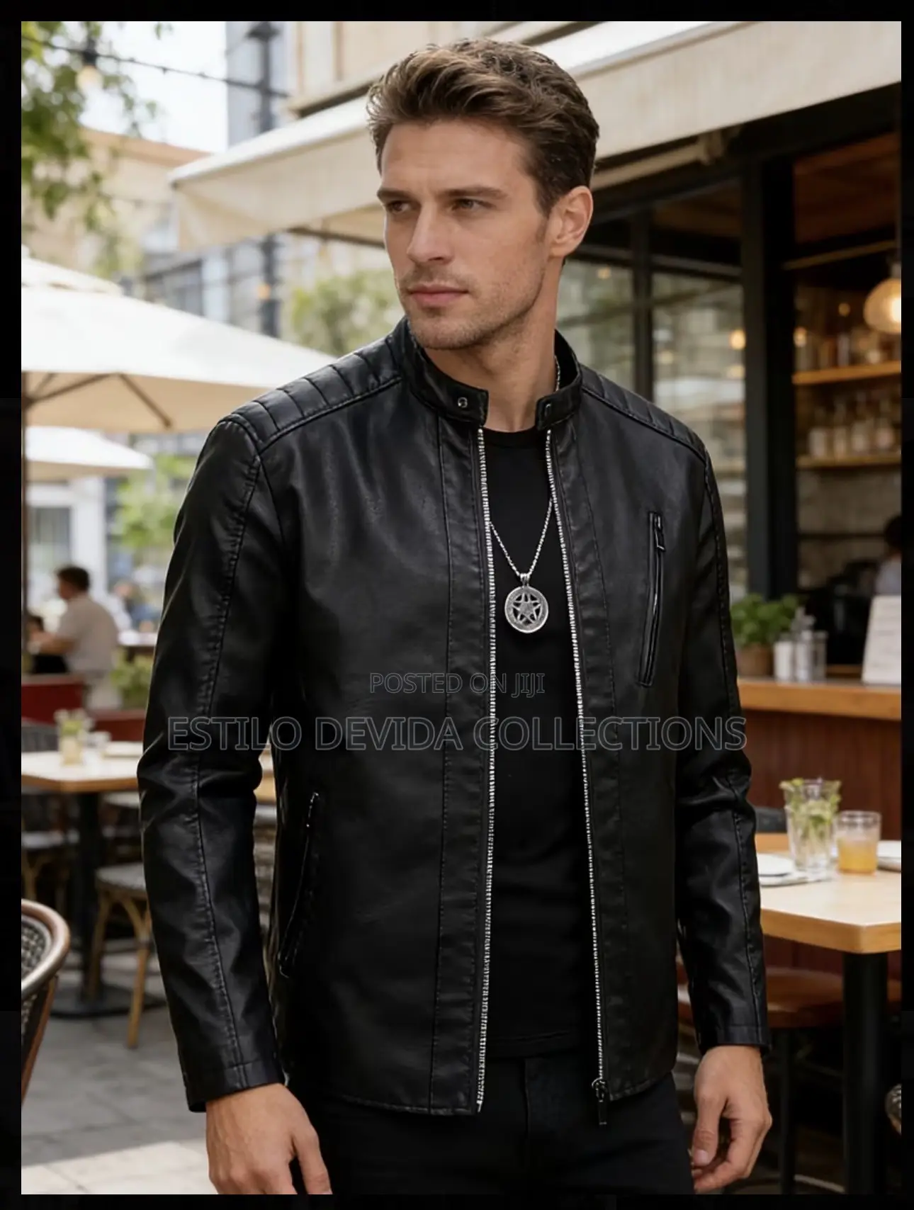Styled Causal Leather Jacket