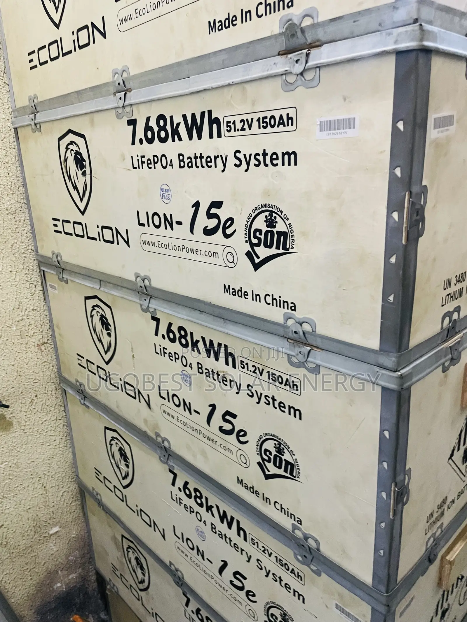 7.68kwh 48v Ecolion Lithium Battery