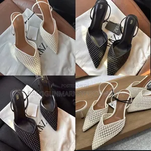 Off White Cover Front Low Heel
