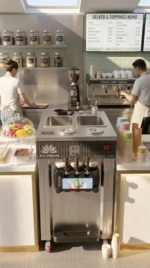 Table Top Ice Cream Machine