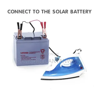 150w DC Low-Voltage Solar Pressing Iron With Battery Clips