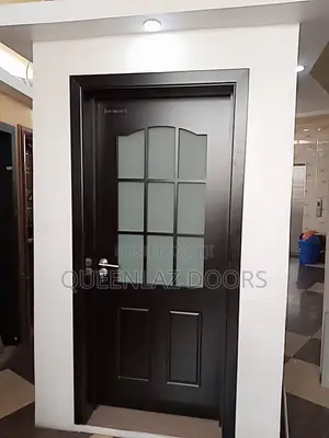 Solid Wood With Glass Door