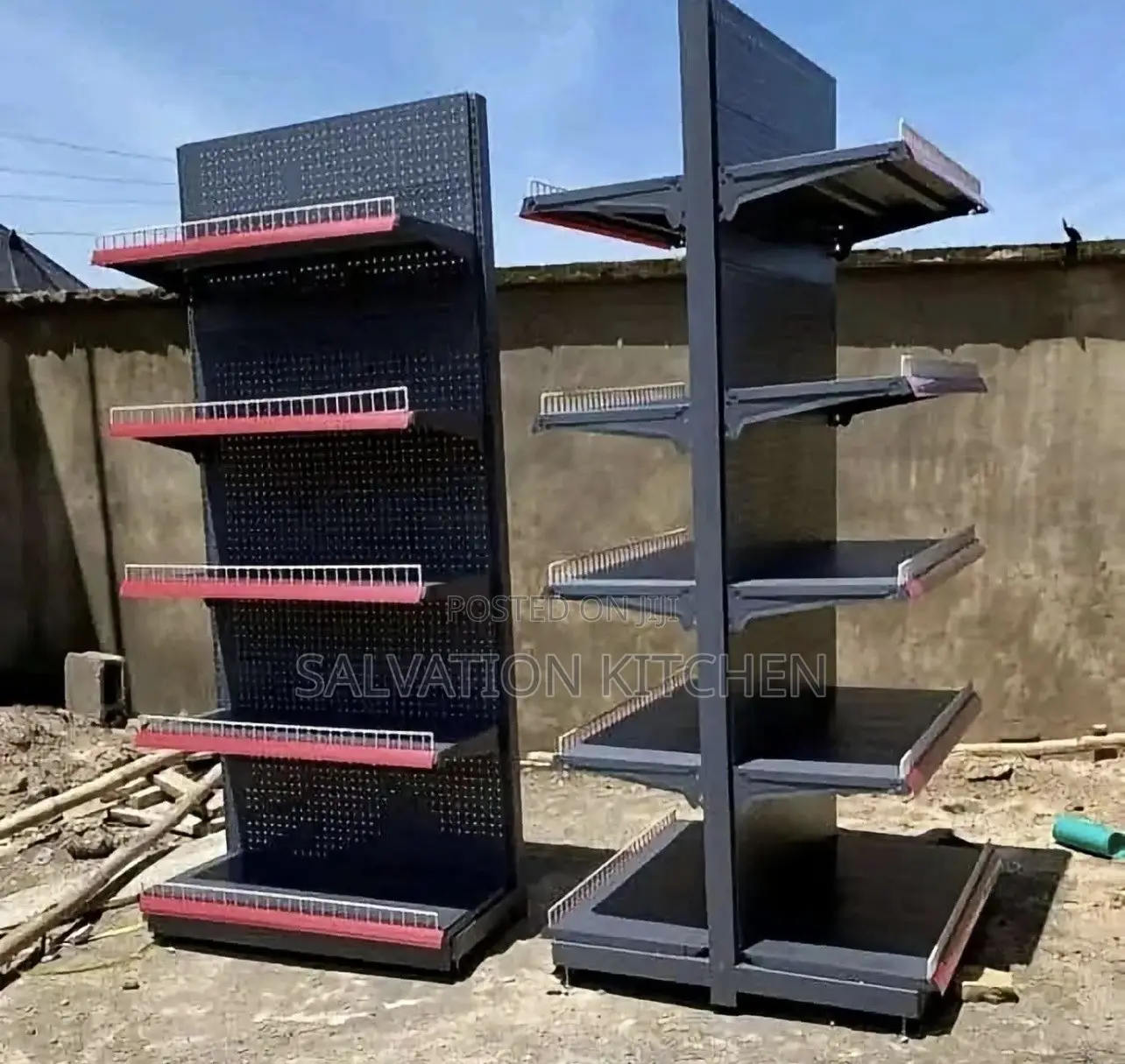 Industrial Supermarkets Shelves