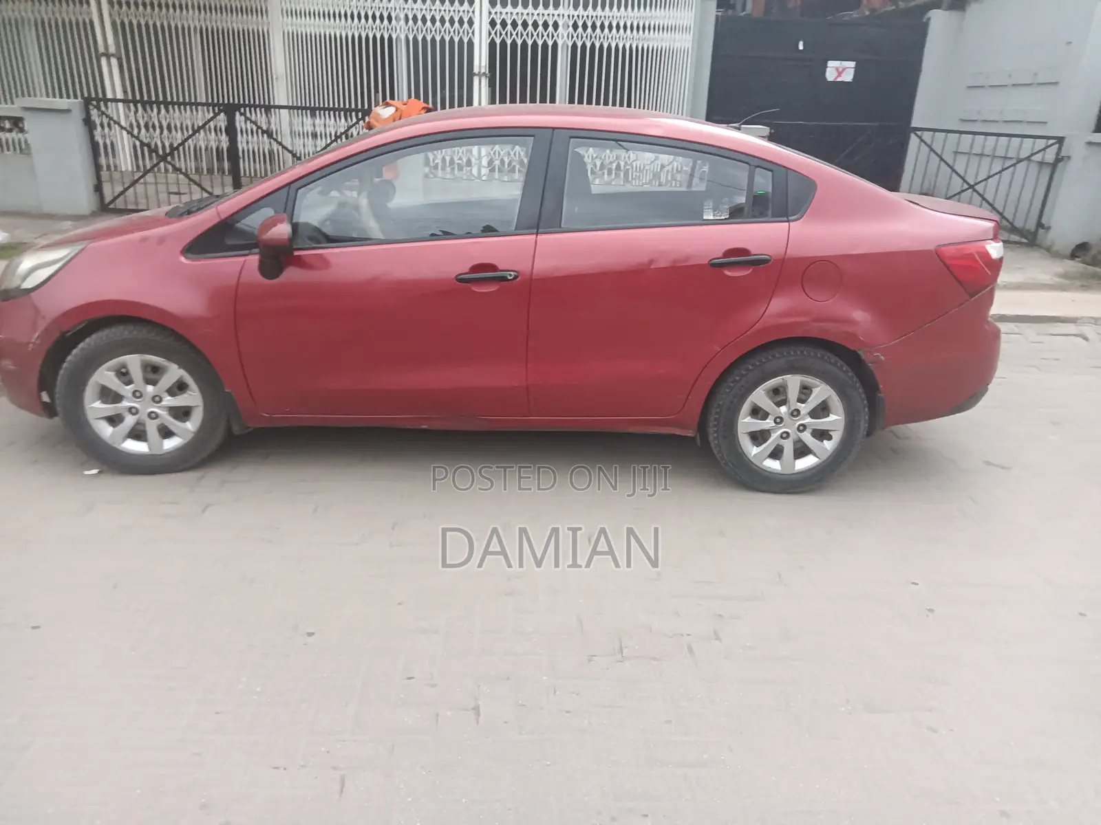 Kia Rio 2012 Red