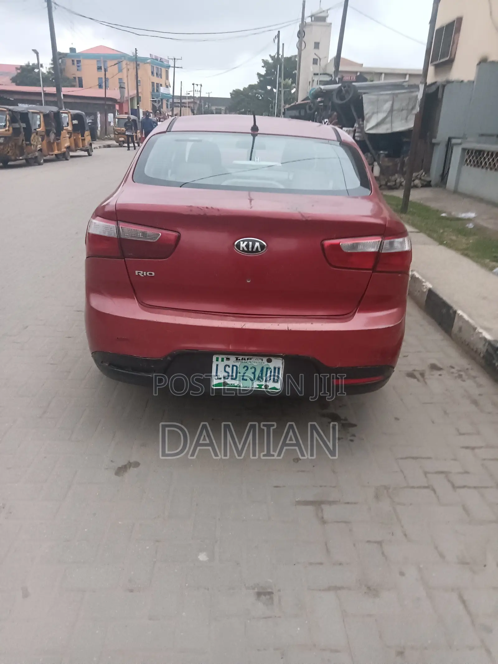 Kia Rio 2012 Red