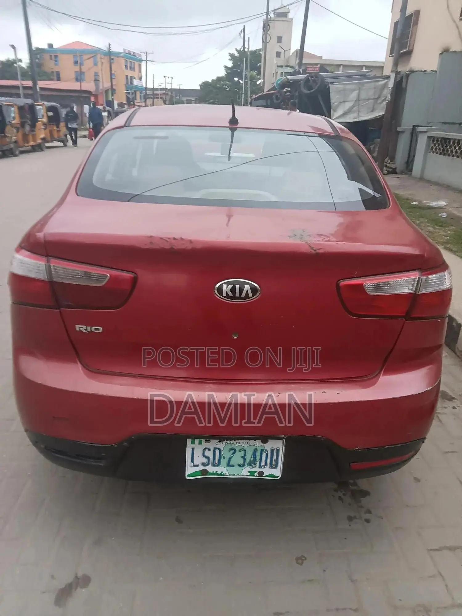 Kia Rio 2012 Red