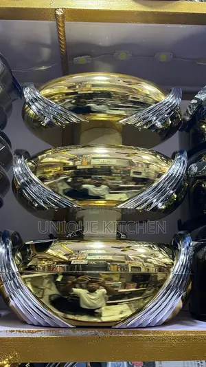 Luxury Gold and Silver Insulated Food Warmer Sets