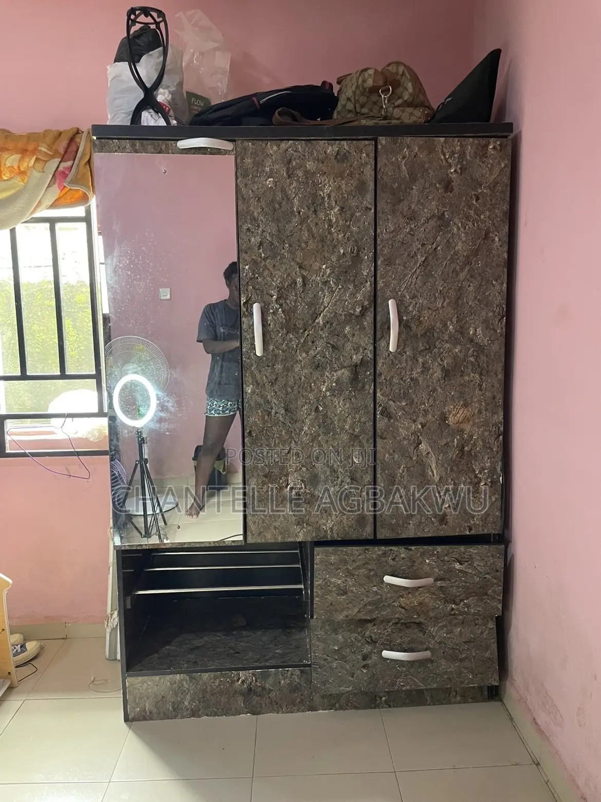 Wardrobe With Mirror