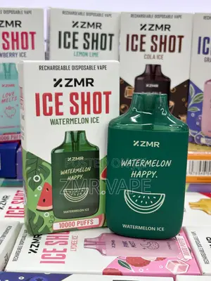 ZMR ICESHOT Watermelon Ice Rechargeable Disposable Vape – 10,000 Puffs