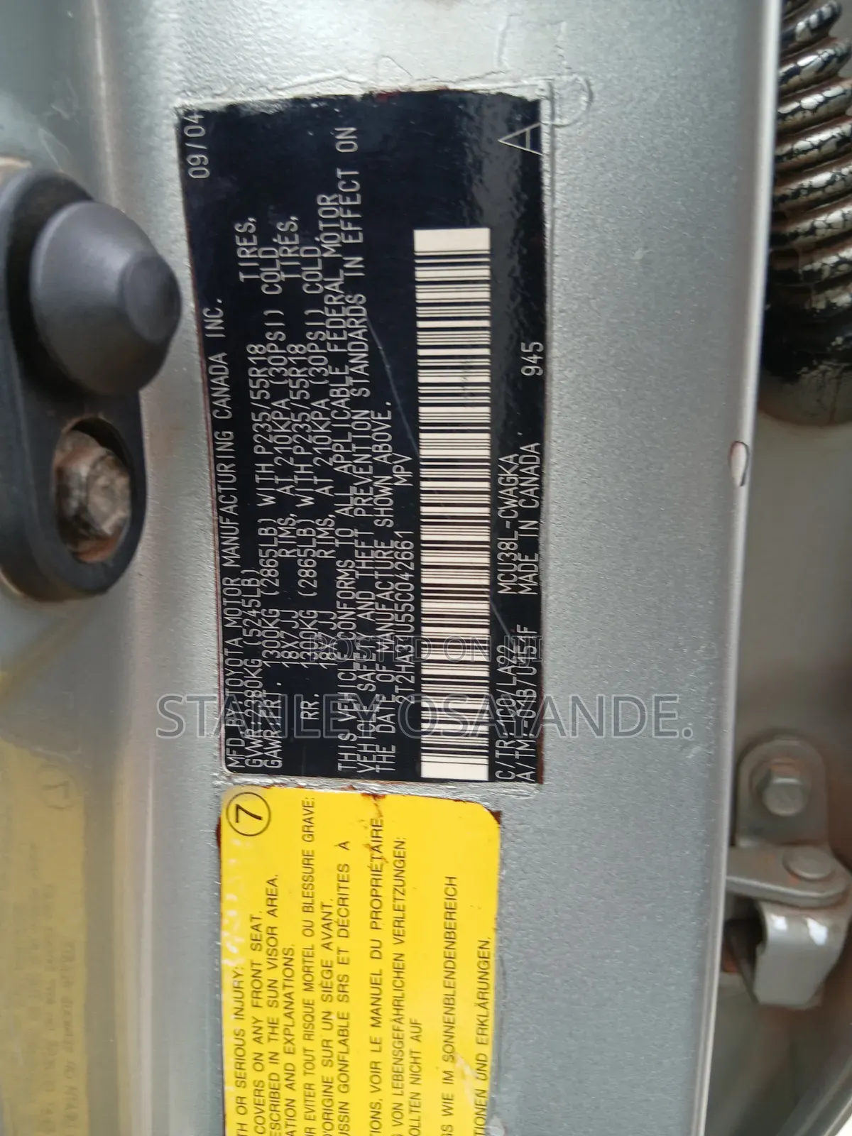 Lexus RX 330 4WD 2005 Silver