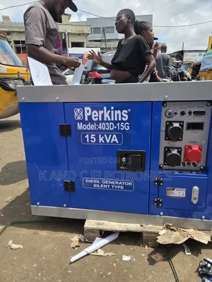 Brand New Perkins 15kVA Three-Phase Soundproof Diesel Generator