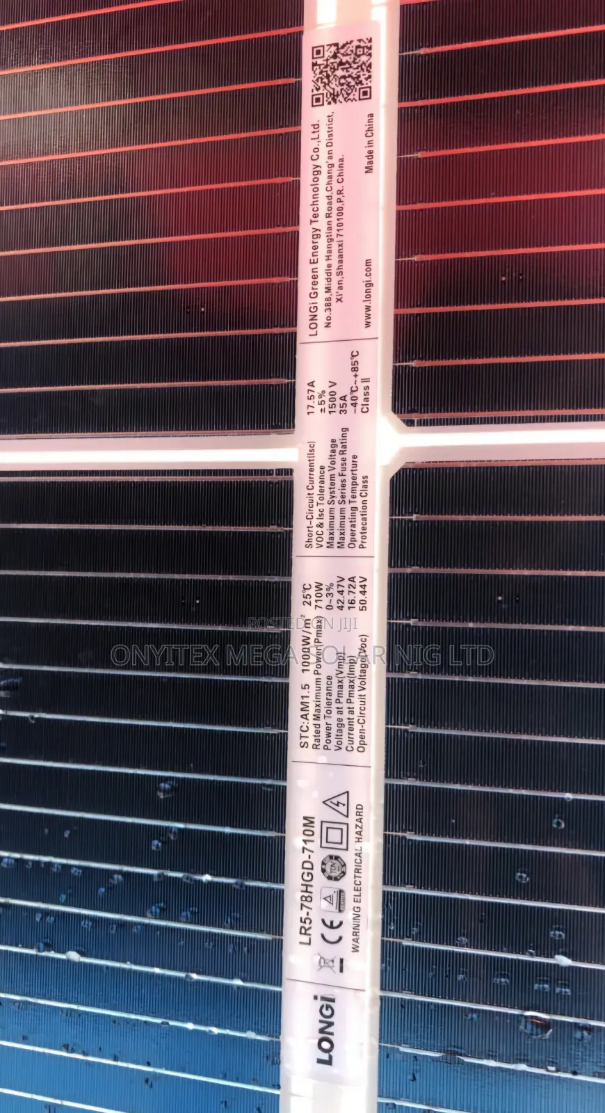 Original Longi Solar Panel 710watts With Warranty