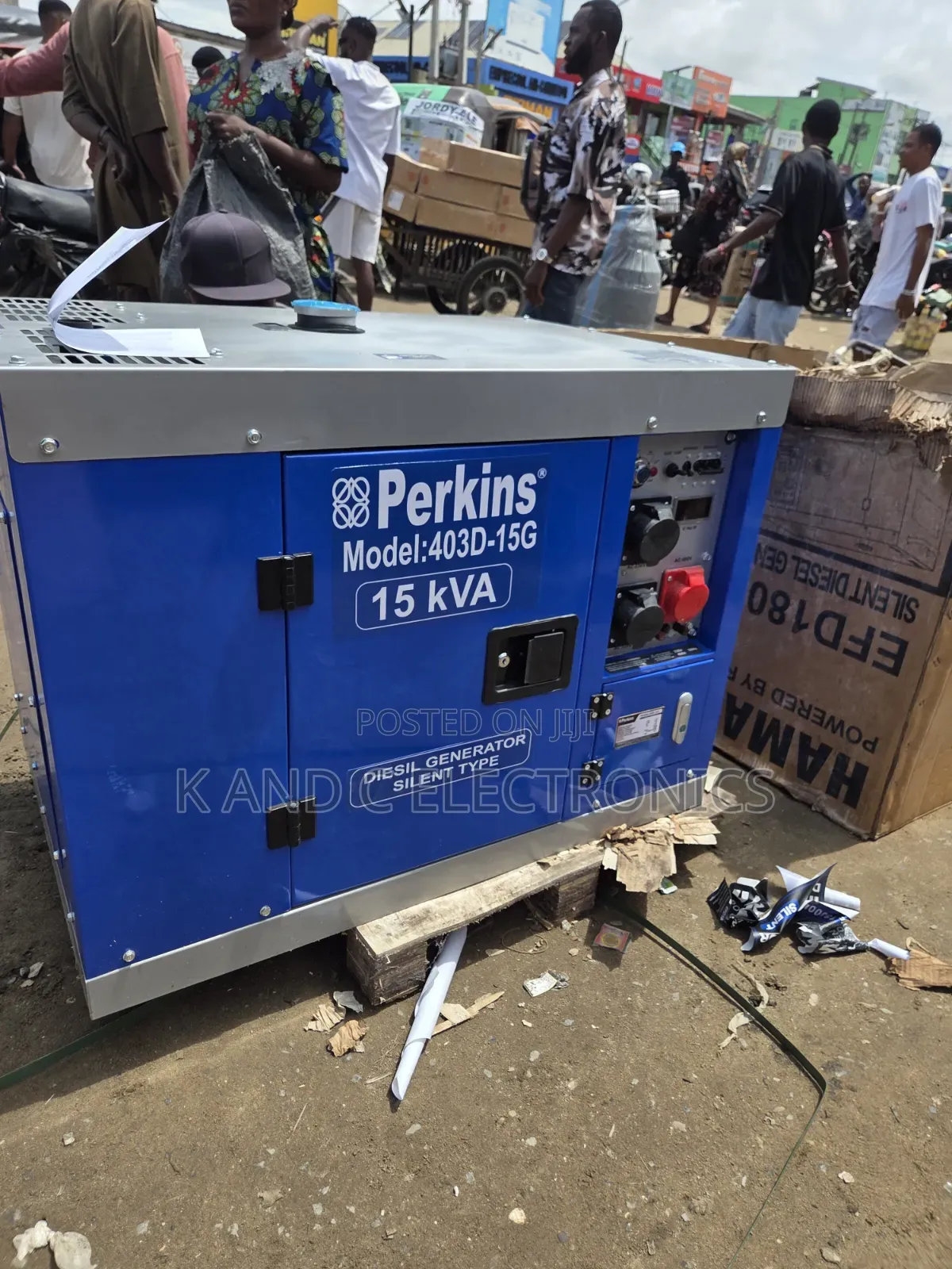 High-Performance Perkins 15kVA Three-Phase Diesel Generator