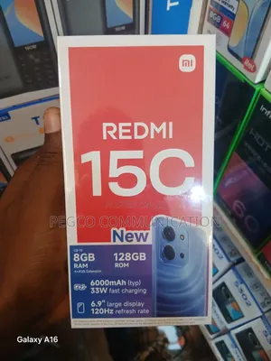 New Xiaomi Redmi 15C 4G 128 GB Black