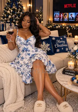 Floral Ruffle Nightgown