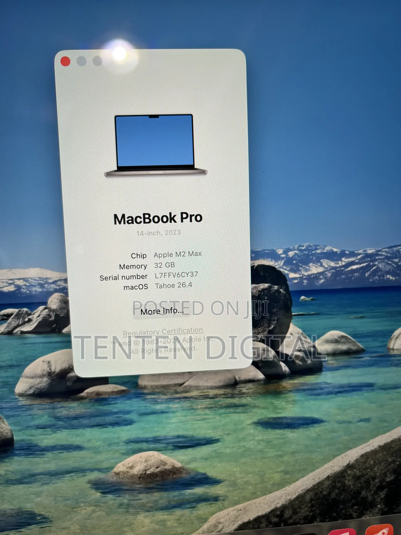 Laptop Apple MacBook Pro 2023 M2 Max 32GB SSD 1T
