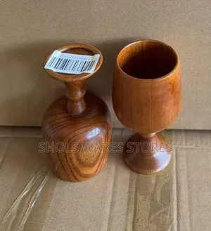 Premium Handcrafted Wooden Wine Goblets