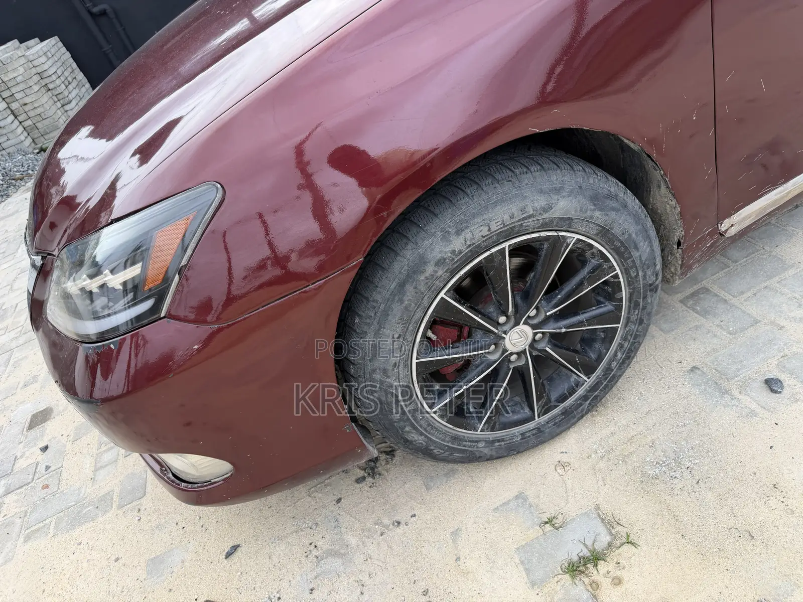 Lexus ES 350 2007 Burgundy