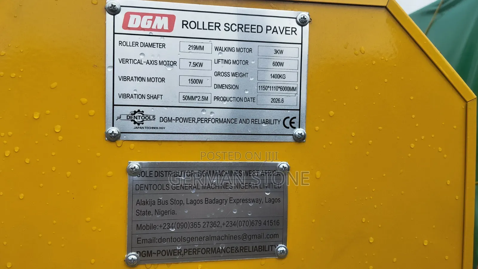 -Meter DGM Electric Concrete
