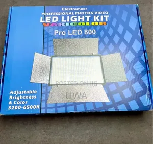 Professional LED 800 Light Kit for YouTube, TikTok Photography
