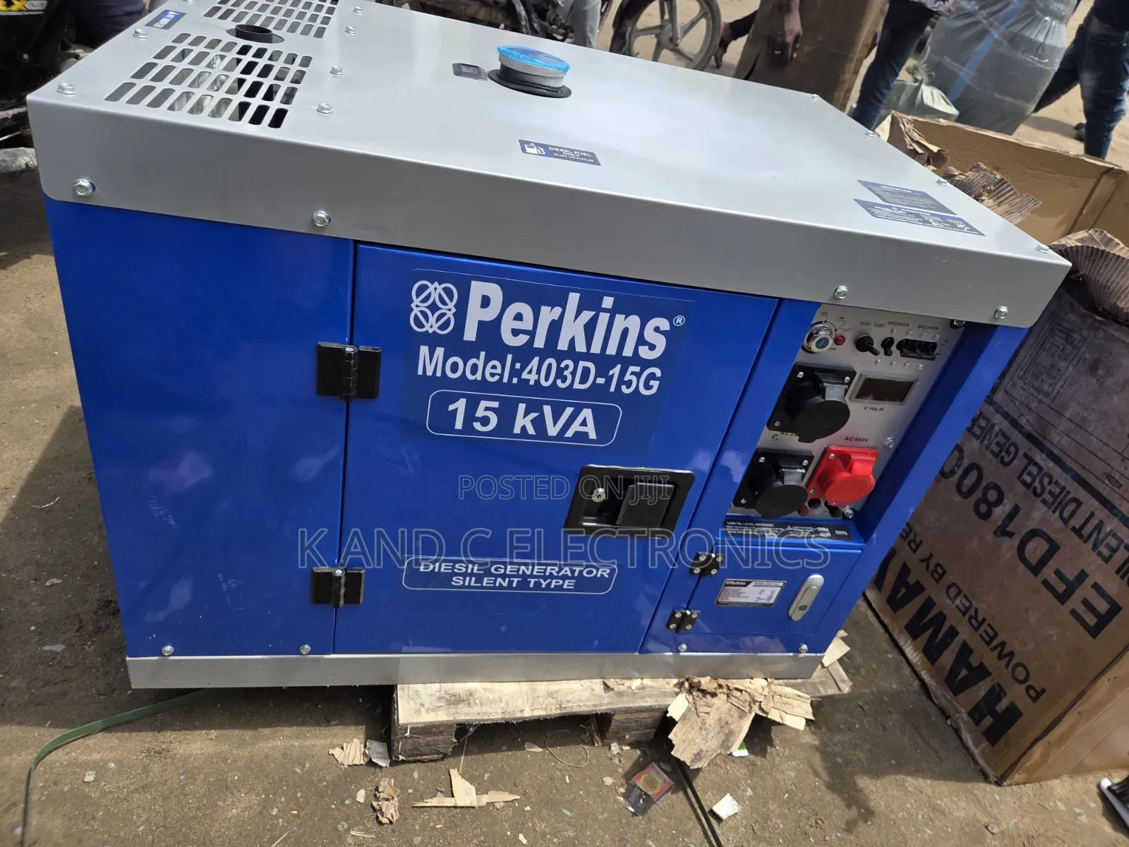 Heavy-Duty Perkins 15kVA Diesel Generator – Three Phase