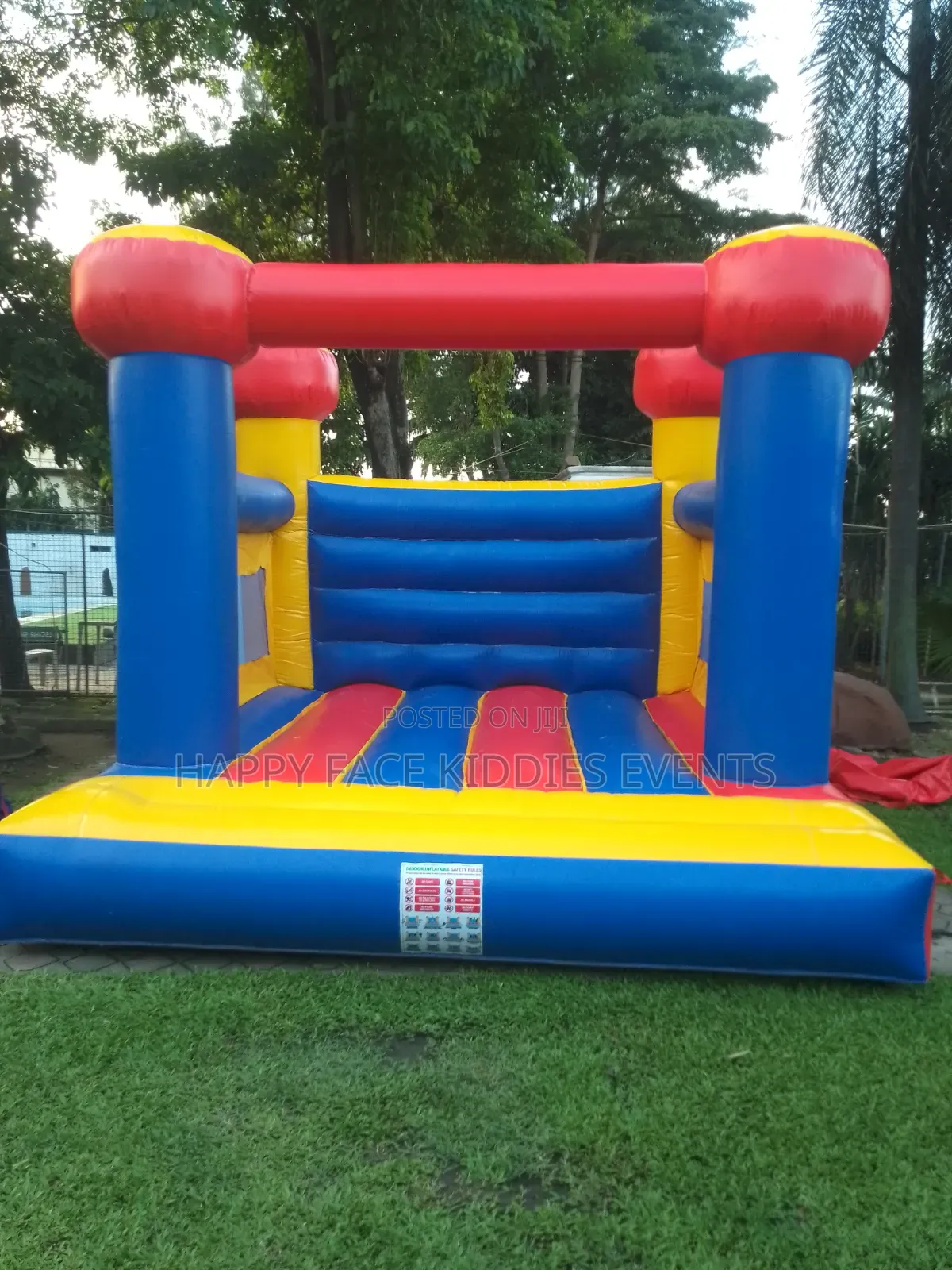 Party Size on Bouncing Castle