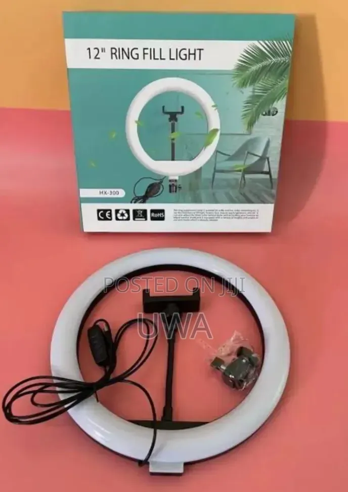 12 Inches Ring Light Set