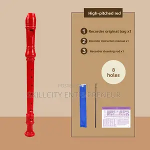 Recorder Flute With Cleaning Stick