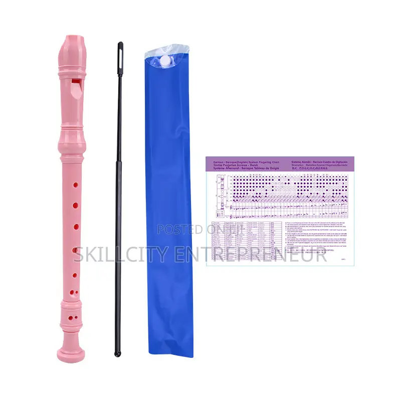 Recorder Flute With Cleaning Stick