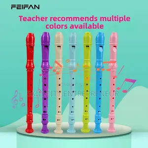 Recorder Flute With Cleaning Stick