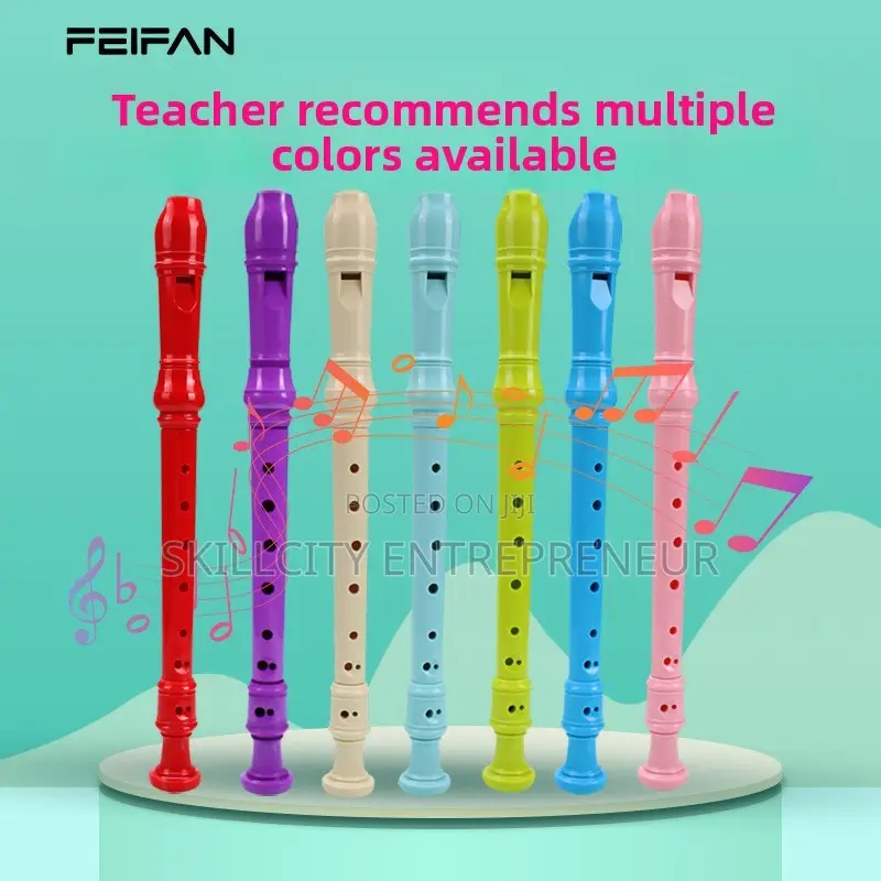 Recorder Flute With Cleaning Stick