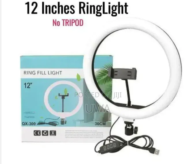 12 Inches Ring Light Set