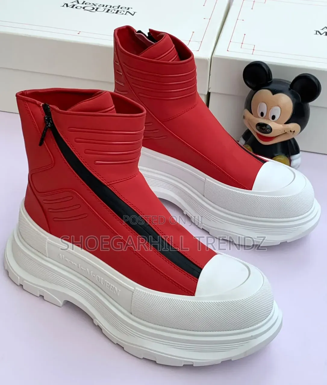 Alexander McQueen Classic High Boot Sneakers