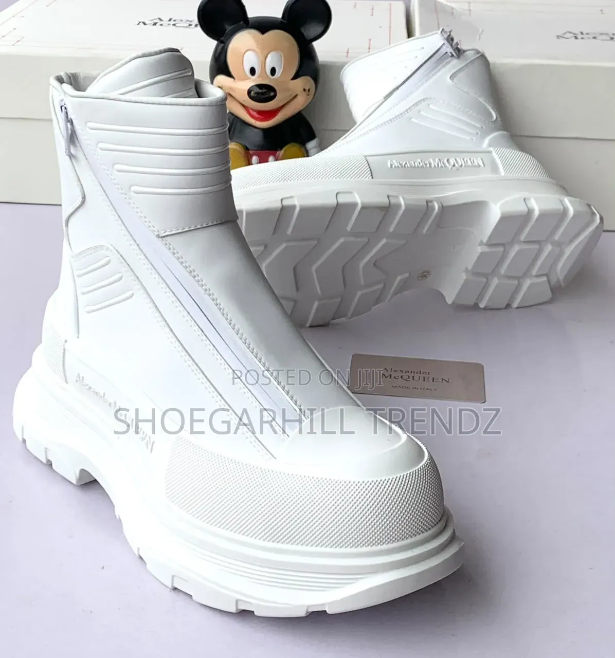 Alexander McQueen Classic High Boot Sneakers