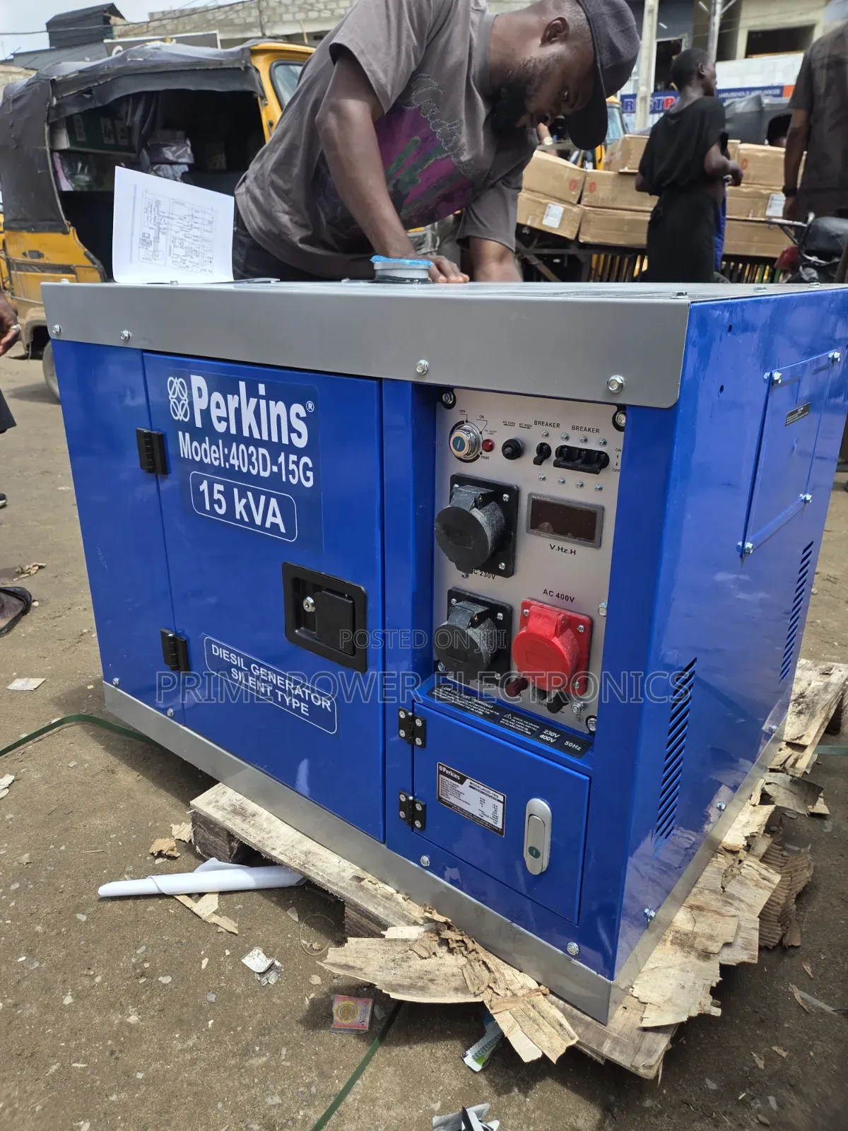 Original Quality Perkins 15kVA Three-Phase Power Generator