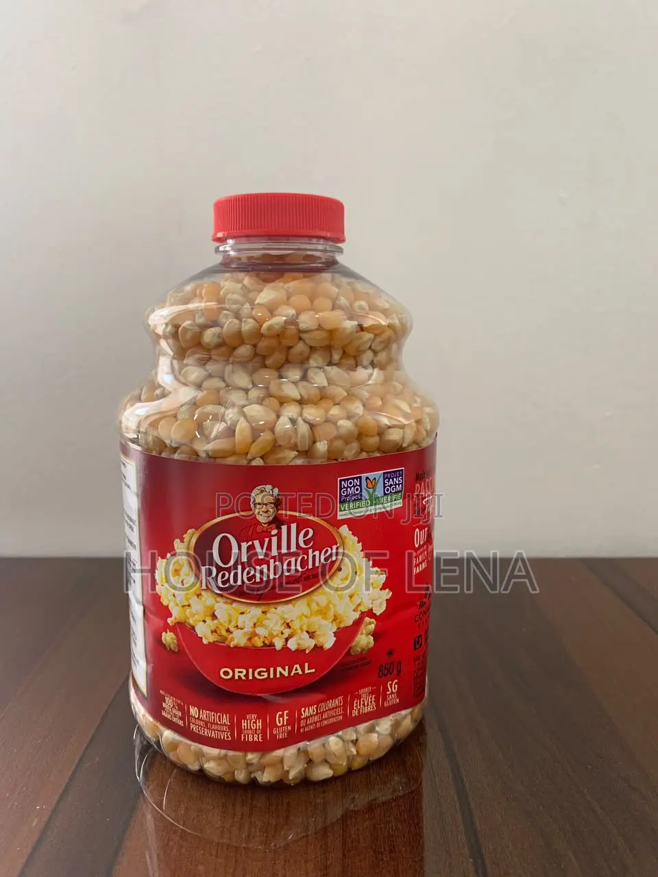 Original Popcorn Kernels, No Artificial Colours or Preservatives,850g
