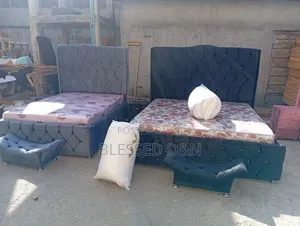 6/6 Standard Upholstery Paded Bed Frame