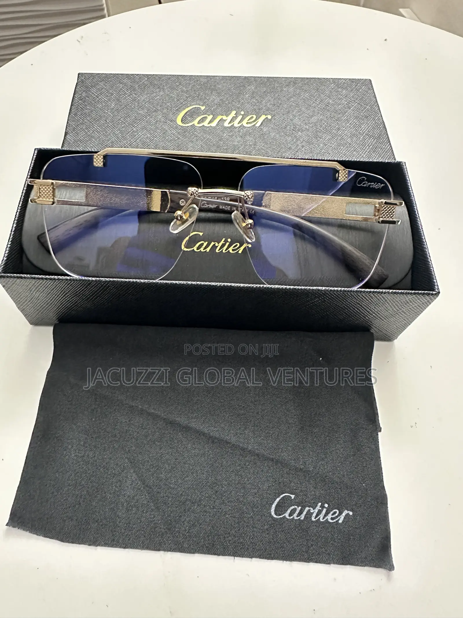 Cartier White Glasses