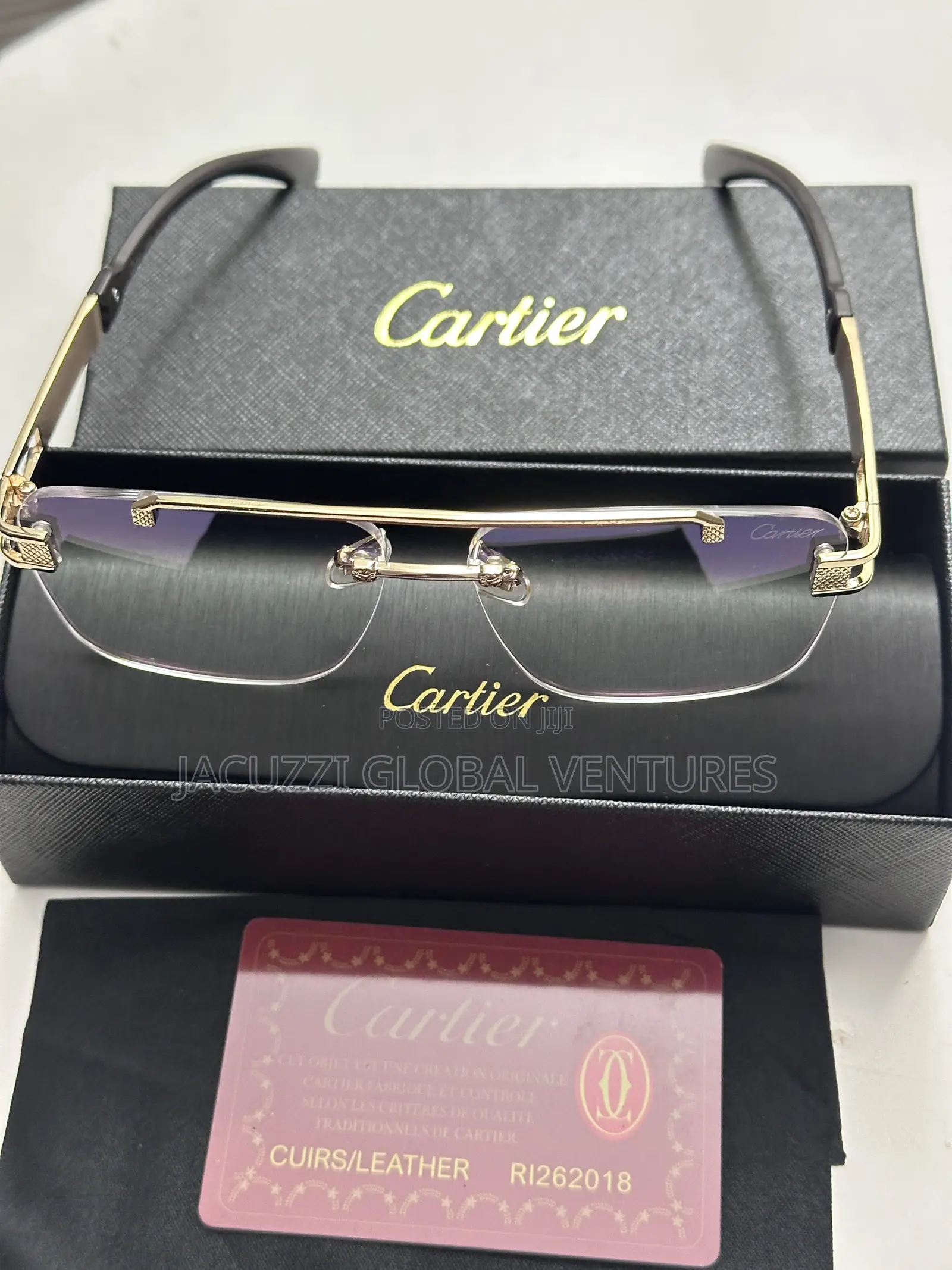 Cartier White Glasses