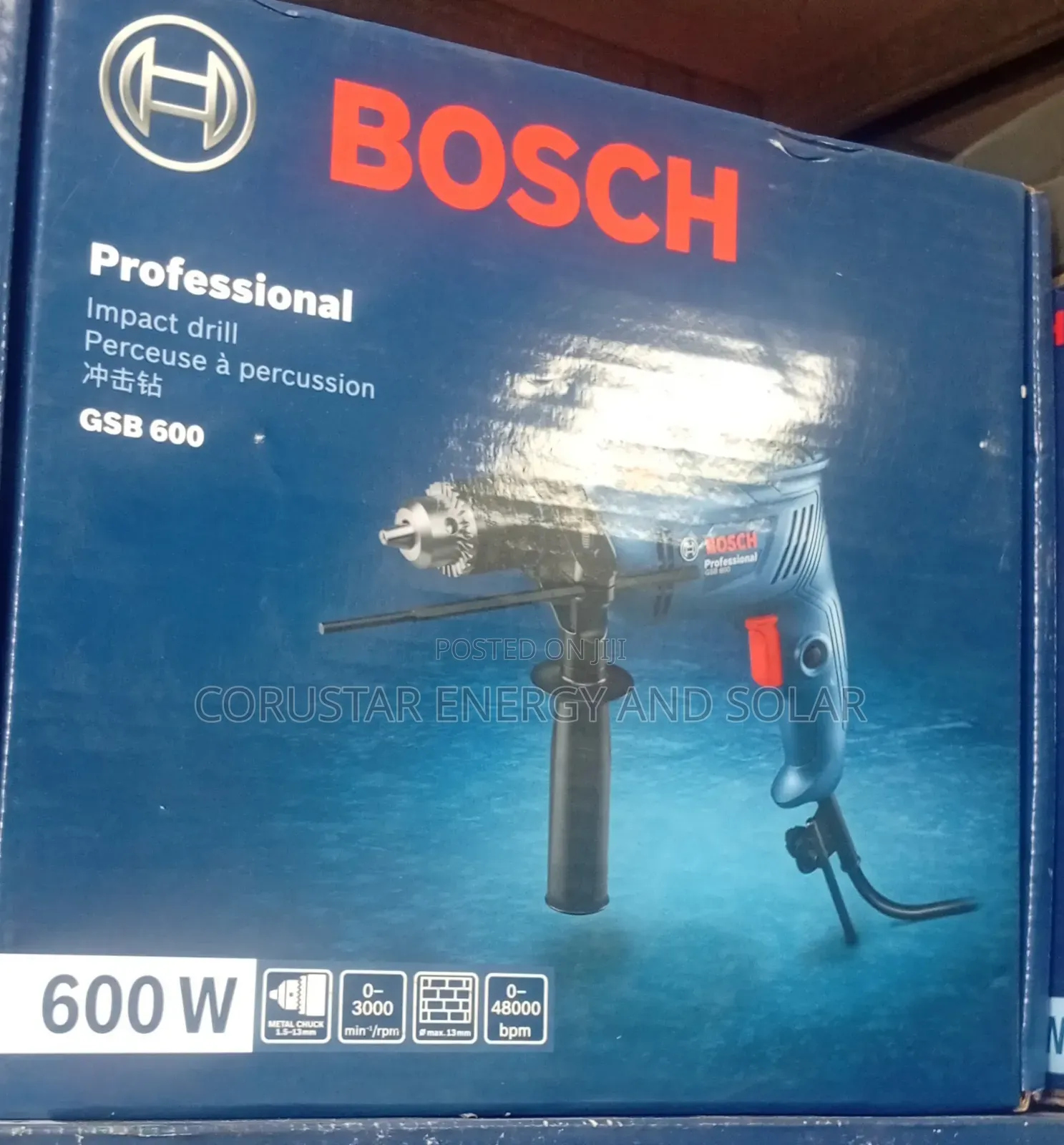 Impact Drill GSB 600 - Bosch 600W