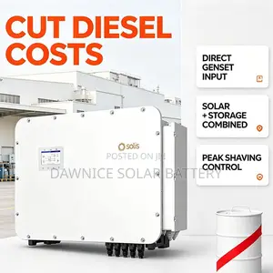 Solis 125kW Hybrid Inverter UPS-Class Backup Power <10ms Switch