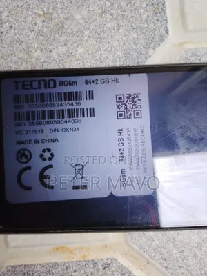 Tecno Pop 10C 64 GB Gray