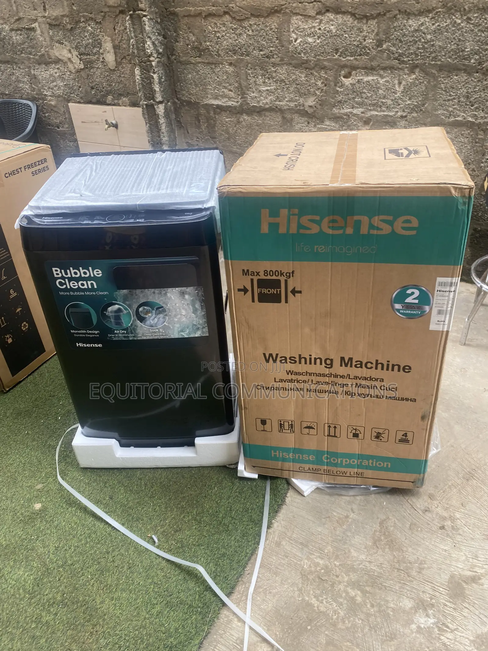 Hisense 9KG Fully Automatic Top Load Washing Machine – WT3K9022UB