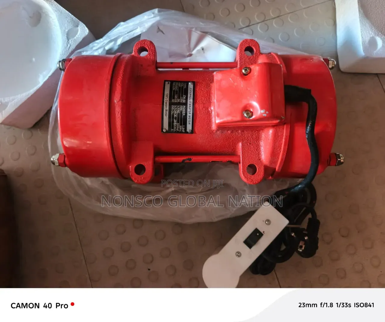 1.5hp Concrete External Vibrator