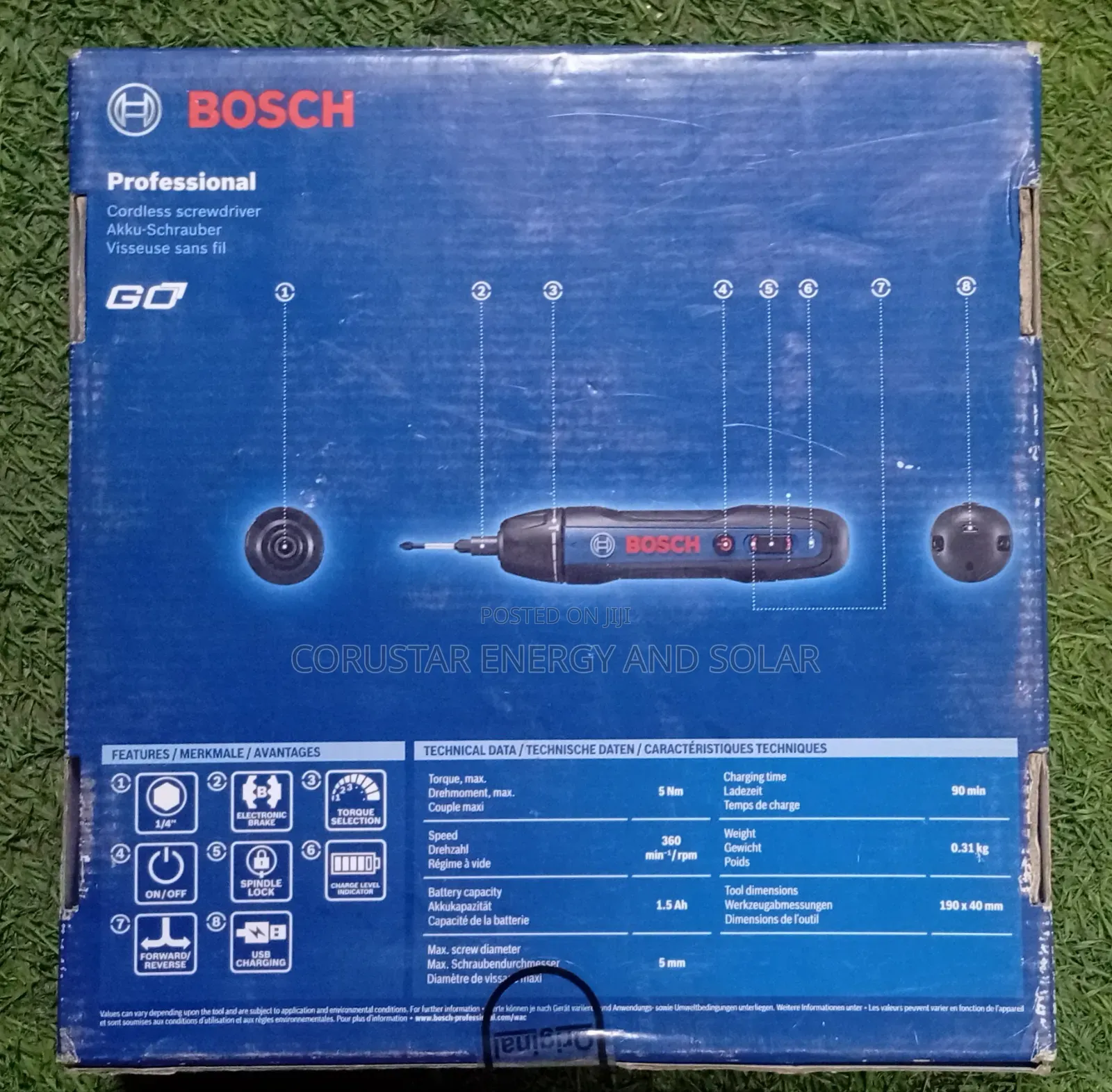 Cordless Screwdriver 3.6V - Bosch.