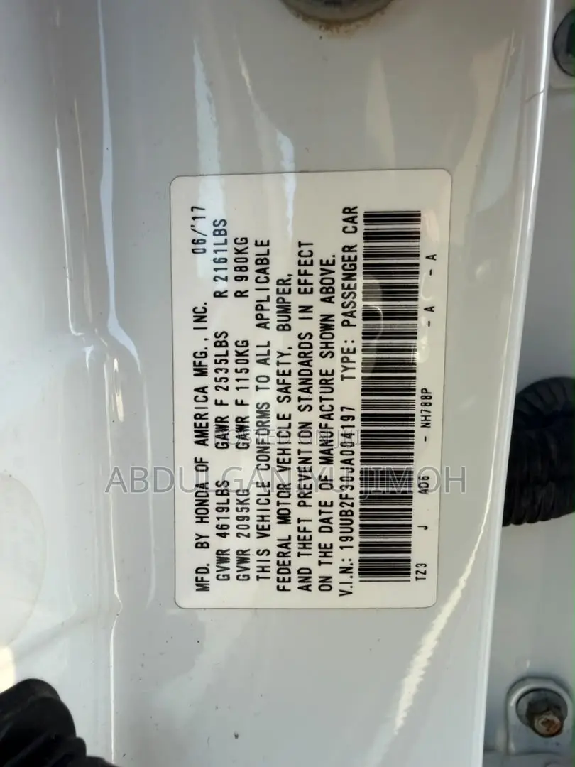 Acura TLX 2018 White