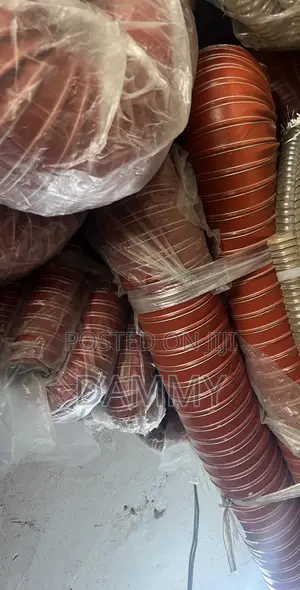 Flexible, High-Temperature Red Silicone Duct Hoses