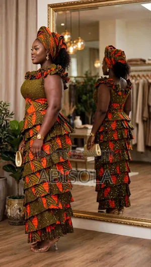Ankara Skirt and Blouse