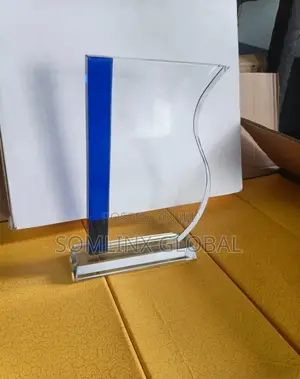 Glass Plaque, One Side Colour