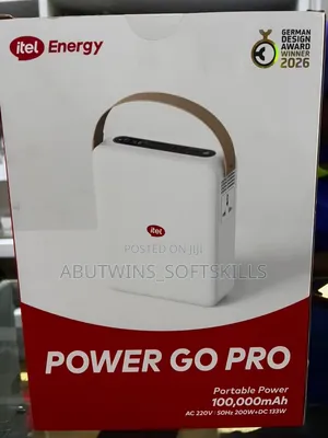 Brand New Itel Energy Power Go Pro, Portable Power 100,000mAh